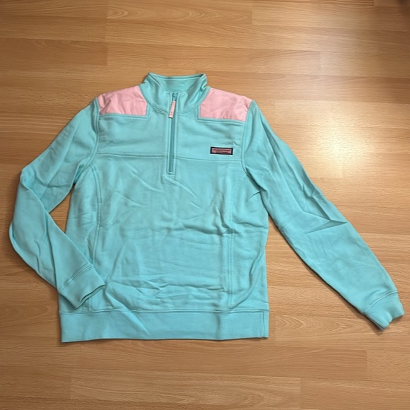 Vineyard Vines Shep Shirt blue/teal and pink size medium - Picture 2 of 7